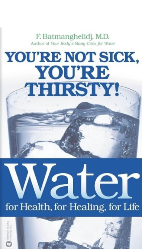 Cover of "You're Not Sick, You're Thirsty!" by F. Batmanghelidj, M.D.
